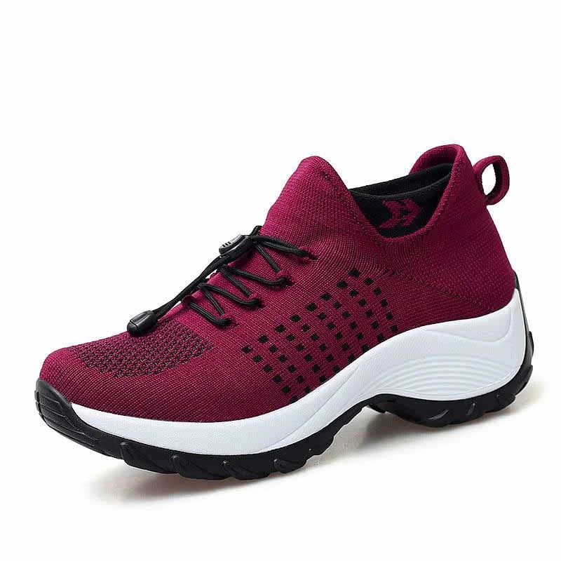 Linna sneakers i blå och svart färgvariant – sidovy