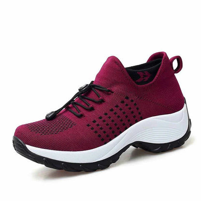 Linna sneakers i blå och svart färgvariant – sidovy