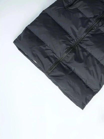 Lyra dam longline-väst svart-aprikos – sidovy