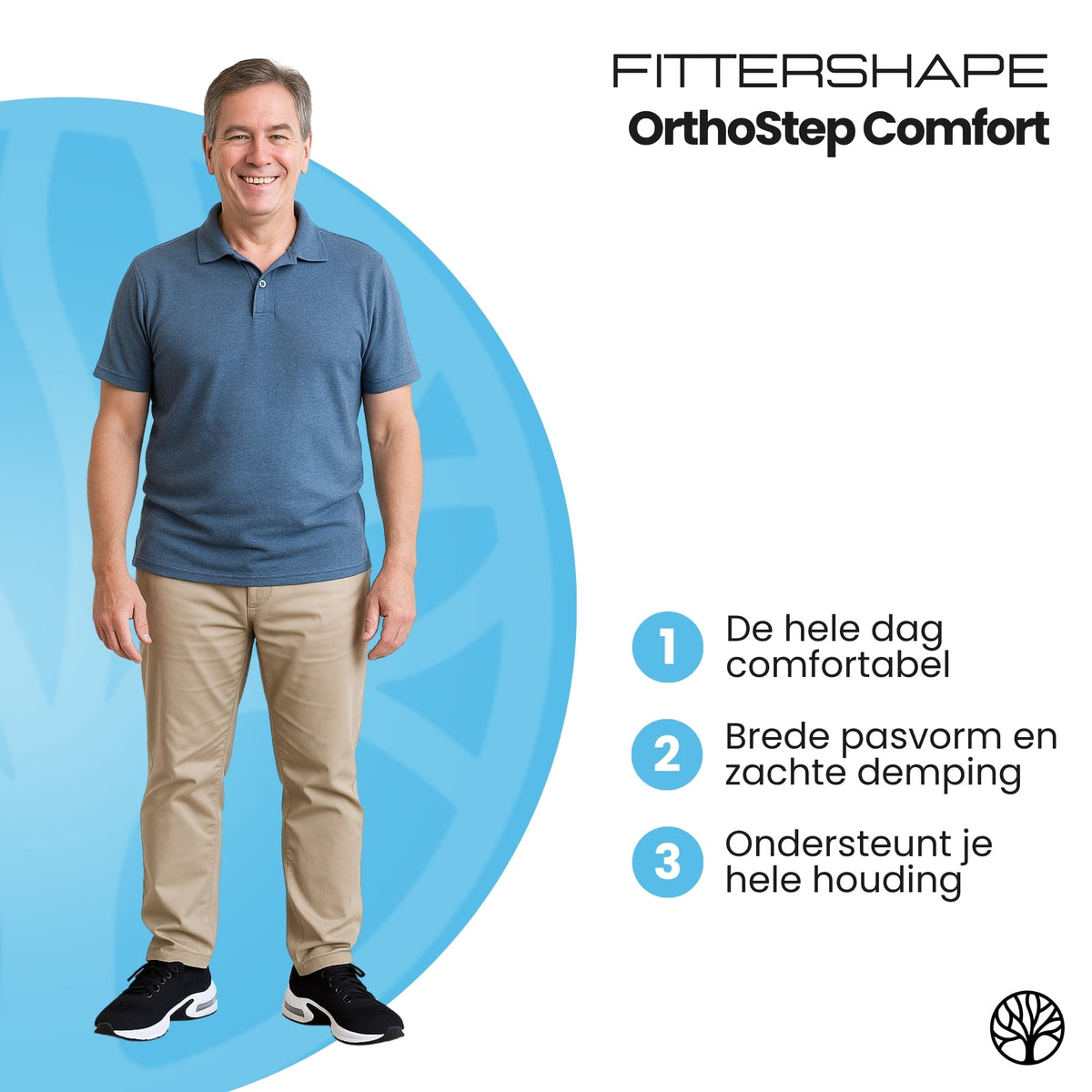 Nova komfortskor i vitt med ortopedisk design för hela dagen