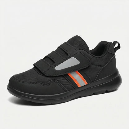 Sneaker med vikbar överdel helt platt för enkel ingång