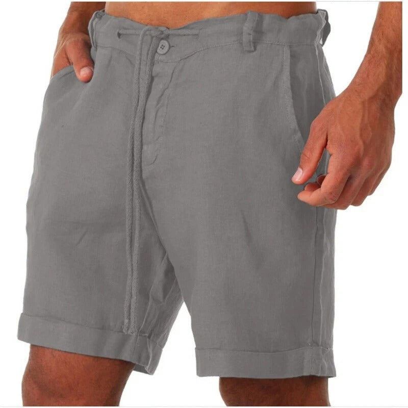 Iven Short Homme – Lässige, leichte Cropped-Hose für Sommer, Strand & Stadt