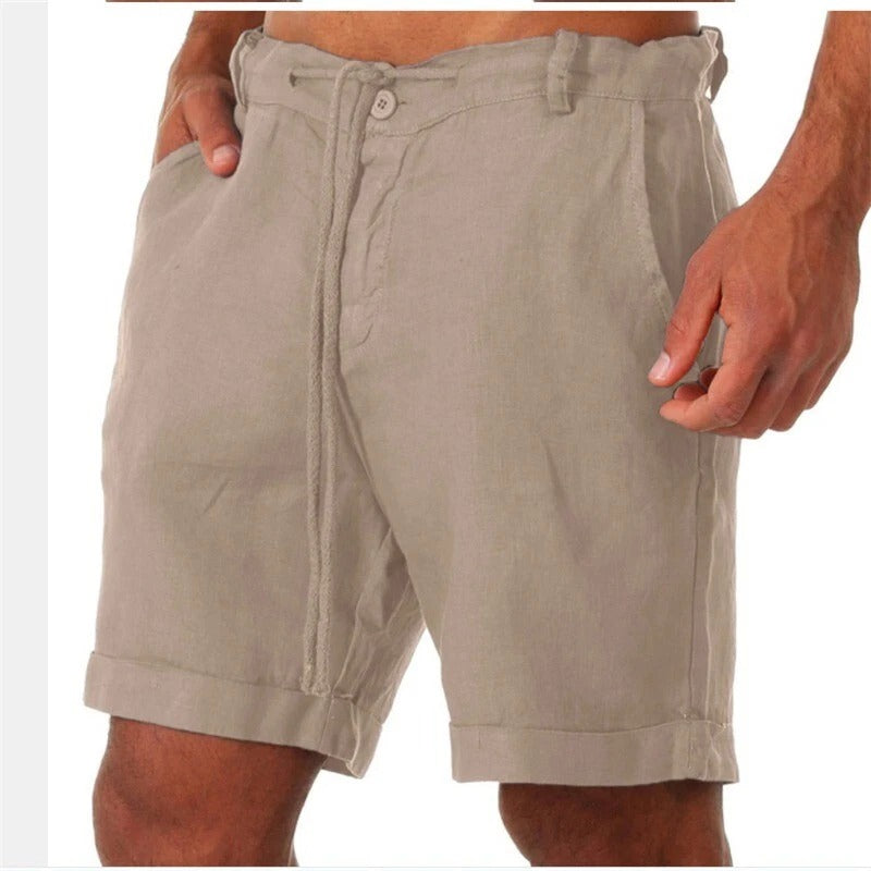 Iven Short Homme – Lässige, leichte Cropped-Hose für Sommer, Strand & Stadt
