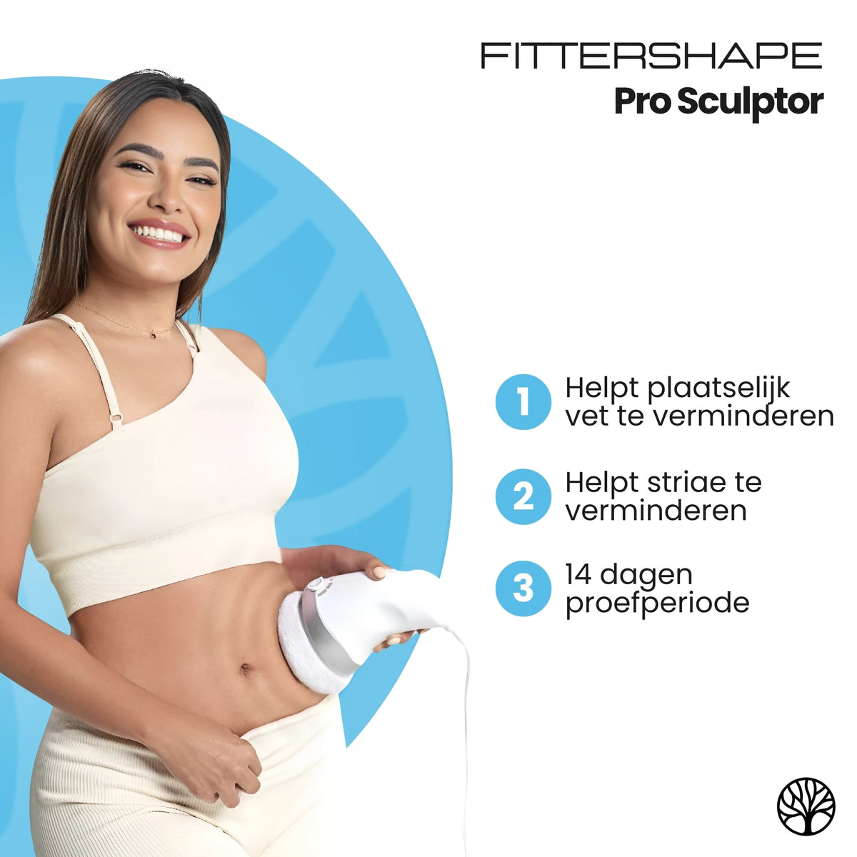 Sculpta enhet för fettreducering och hudåtstramning hemma
