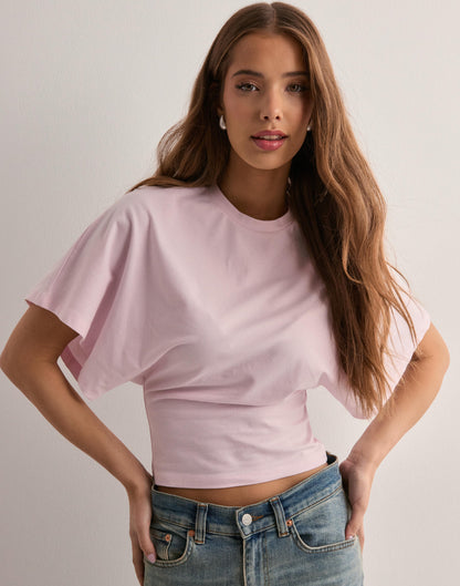 Isabelle T-Shirt Femme – Elegant T-Shirt with Flared Sleeves and Flattering Fitted Cut