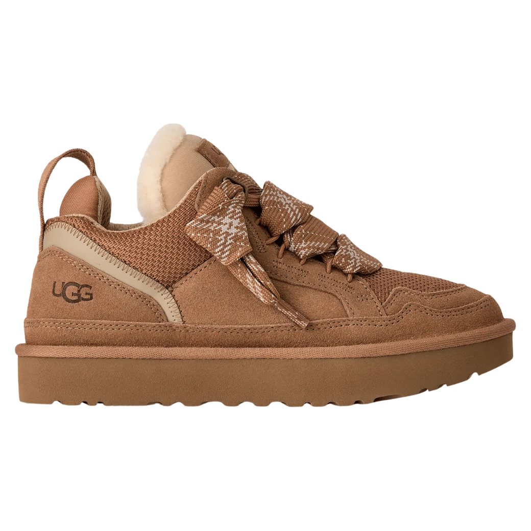 Soleil dam retro-sneakers i sand – andningsbar mesh-canvas ovandel