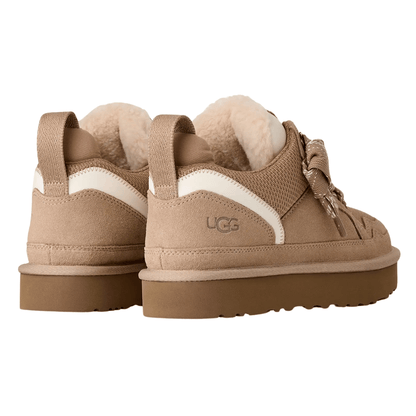 Soleil dam sneakers sand – helhetsbild på vit bakgrund