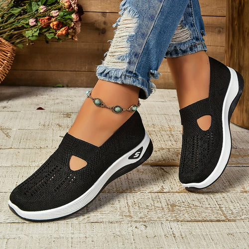 Solvei bekväma sneakers i svart för dagligt bruk