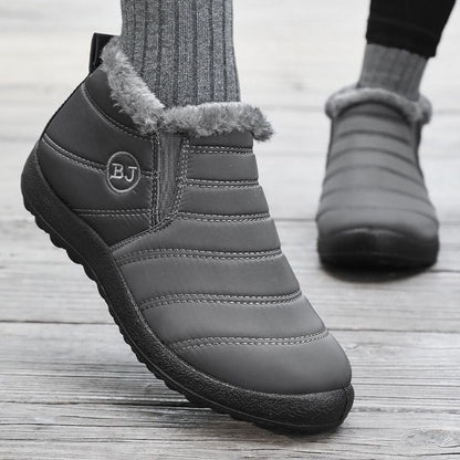 Gröna dam vinterboots med vattentätt skydd mot snö och fukt